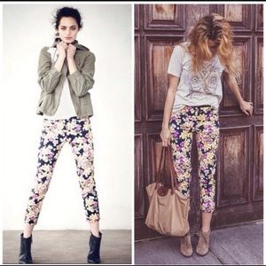 Anthro Cartonnier Floral Charlie Trousers